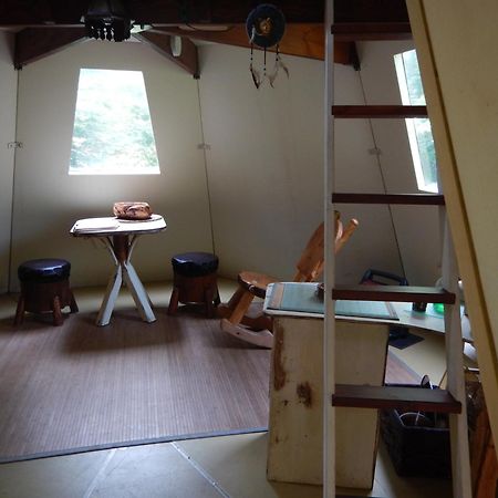 Aux Tipis De La Riviere Sauvage Villa Saint Romain Exteriör bild