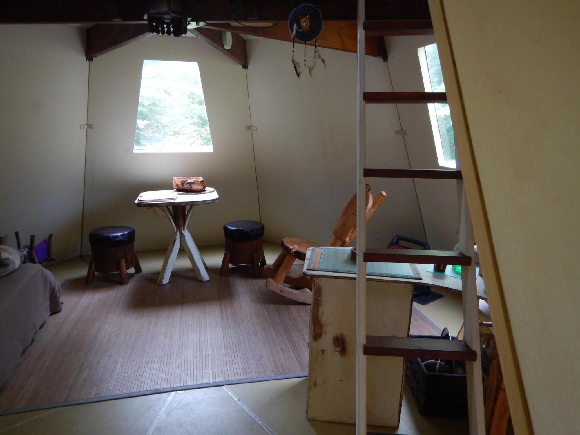 Aux Tipis De La Riviere Sauvage Villa Saint Romain Exteriör bild