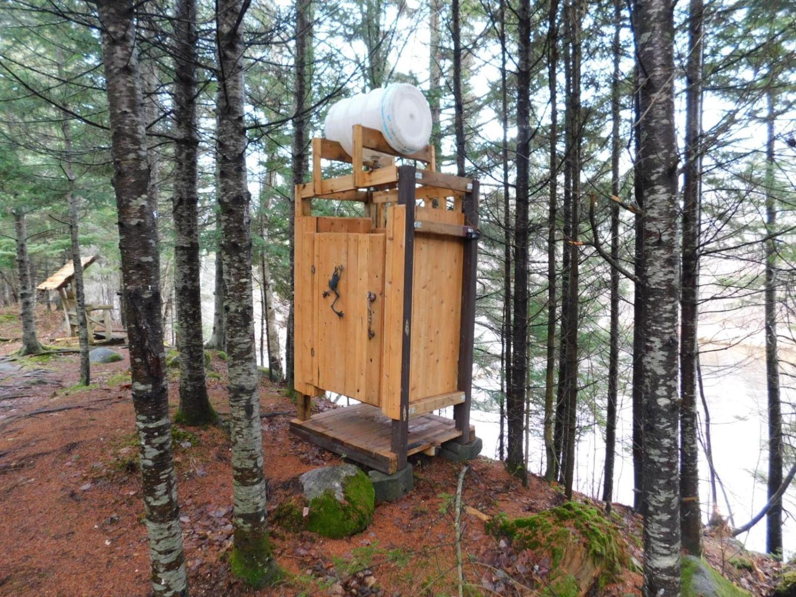 Aux Tipis De La Riviere Sauvage Villa Saint Romain Exteriör bild
